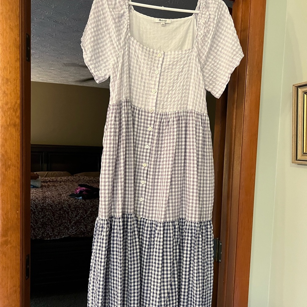 Fun gingham dress from Madewell!